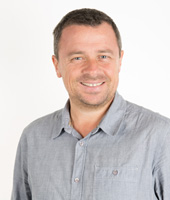 Portrait of a mature handsome man smiling